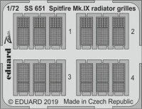 Eduard SS651 1/72 Spitfire Mk.IX radiator grilles (EDU)