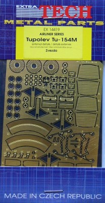 Extratexh EXTE14419 Tu-154M External details (ZVE) 1:144