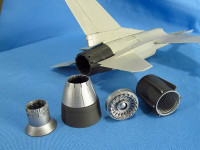 Metallic Details MDR4863 Lockheed-Martin F-16C Fighting Falcon Jet nozzle for engine F110 (closed) (designed to be used with Tamiya kits) 1/48