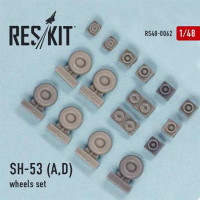 Reskit RS48-0062 CH-53 (A,D) wheels set (ACAD) 1/48
