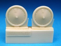 Barracuda Studios BCR72090 Albatros D.V and D.Va Mainwheels. (designed to be used with Airfix, Eduard kits, Roden, Revell kits) 1/72