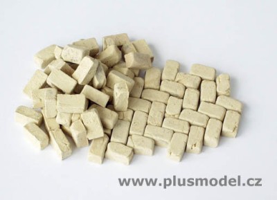 Plus model 137 Paving stones big - sandstones 1:35