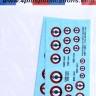 4+ Publications DMK-14463 1/144 Decals French Naval Aviat. roundels (2 sets)
