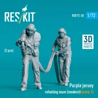 Reskit F72020 Purple jersey refueling team modern 1 (2 fig) 1/72