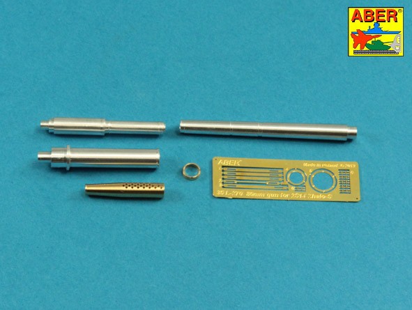 Aber 35L276 85mm 2A62 Barrel for Soviet 2S14 Zhalo-S A/T Gun (designed to be used with Trumpeter kits) 1/35