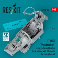 Reskit U48336 F-105D 'Thunderchief' cockpit late (HOBBYB) 1/48