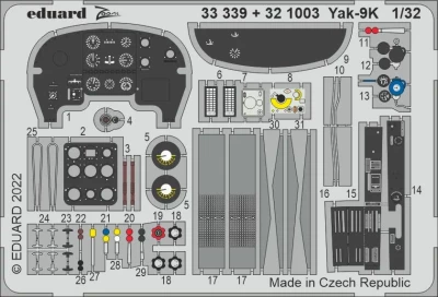 Eduard 33339 Yak-9K (ICM) 1/32