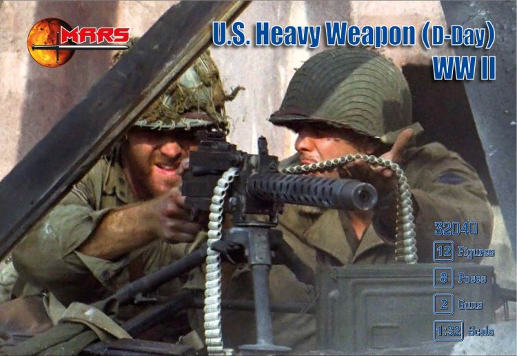 Mars MAR32040 U.S.Heavy Weapons D-Day WWII 1/32