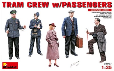 MiniArt 38007 Tram crew w/passangers 1/35