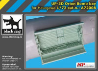 BlackDog BDOA72008 UP-3D Orion Bomb bay set (HAS) 1/72