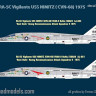 HAD 72214 Decal RA-5C Vigilante USS Nimitz - part 1 1/72