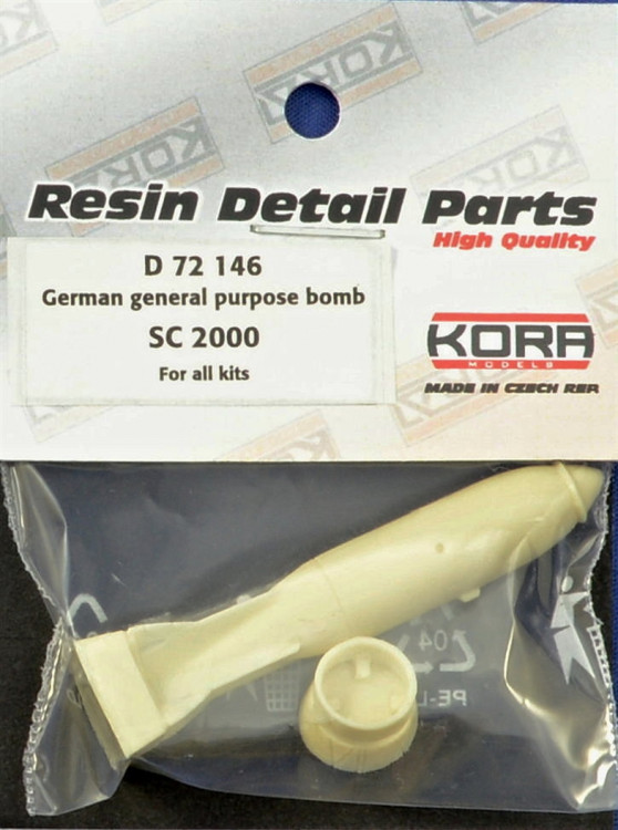 Kora Model D72146 German general purpose bomb SC 2000 1/72