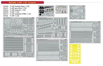 Eduard BIG03398 1/32 P-40F (TRUMP)