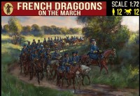 Strelets STR25172 French Dragoons on the March. War of the Spanish Succession 1/72