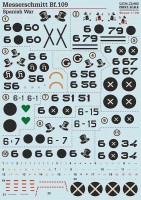 Print Scale 72460 Messerschmitt Bf-109. Spanish War 1/72