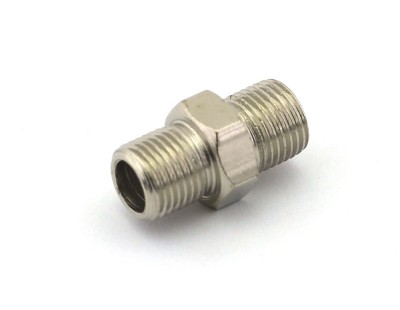 Jas 8103 Переходник штуцер 1/8&quot; - штуцер 1/8&quot; (компрессор - фильтр 1702 - выход)