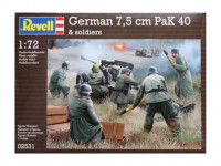 Revell 02531 Противотанковая пушка и экипаж German 7.5cm pak40&soldiers 1/72