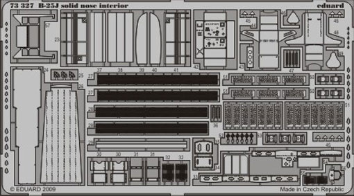 Eduard 73327 1/72 B-25J Solid Nose Interior