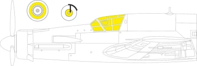 Eduard CX640 Mask Do 335A (H.2000 / DRAG) 1/72