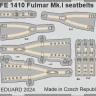 Eduard FE1410 Fulmar Mk.I seatbelts STEEL (TRUMP) 1/48
