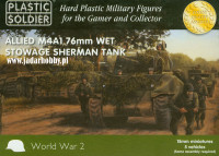 Plastic Soldier WW2V15008 - M4A1 76mm Wet Stowage Sherman Tank (15mm)
