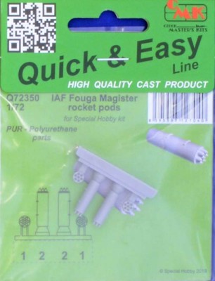 CMK Q72350 IAF Fouga Magister rocket pods (SP.HOBBY) 1/72