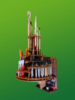 СВ Модель 5046 Органайзер инструмента деревянный вращающийся (Набор для самостоятельной сборки)