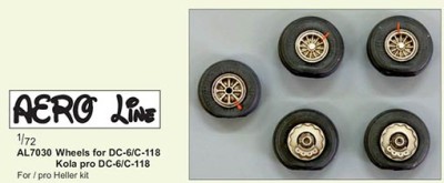 Plus model AL7030 1/72 DC-6/C-118 - wheels (HELL)