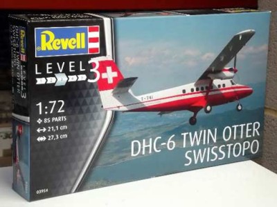 Revell 03954 	Самолет пассажирский DHC-6 Twin Otter (REVELL) 1/72
