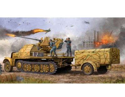 Trumpeter 01526 Немецкая 37 мм Flak 37 на Sd Kfz. 7/2 1/35