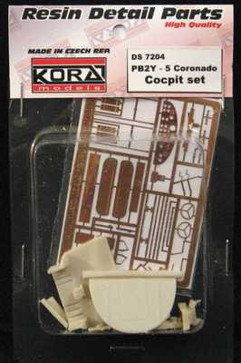 Kora Model DS7204 PB2Y-5 Coronado - Cockpit Set 1/72