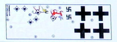 Lf Model C44101 Decals Messerschmitt Bf 109G-6 Comiso Pt.1 1/144