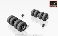 Armory ARAW72316 Boeing B-52 Stratofortress wheels, weighted 1/72