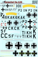 Print Scale 72-164 Henschel Hs 126 1/72