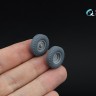 Quinta Studio QT43001 Комплект из 5 шин для семейства УАЗ-469 (Звезда) 1/43