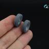 Quinta Studio QT43001 Комплект из 5 шин для семейства УАЗ-469 (Звезда) 1/43
