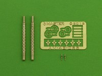 Master AM-48-055 German aircraft machine gun MG 15 - turned barrels and etched sights (2pcs)
