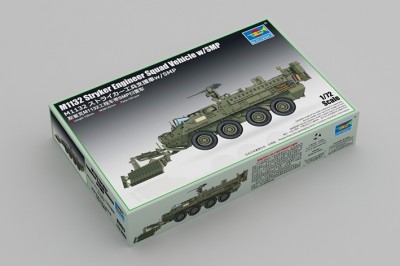 Trumpeter 07427 M1132 Stryker Engineer Squad Vehicle with SMP&amp;AMP  1/72