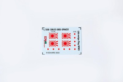 Eduard 3DL53003 IJN ensign flag WWII SPACE 1/350