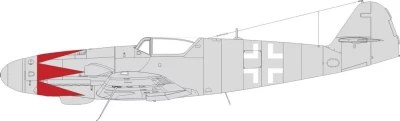 Eduard EX1010 Mask Bf 109K-4 tulip pattern&amp;nation.insignia Mask