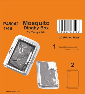 CMK P48042 Mosquito Dinghy Box (TAM) 1/48
