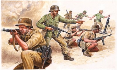 Italeri 06076 Солдаты German Afrika Korps 1/72
