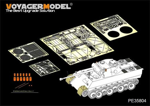 Voyager Model PE35804 WWII German Panther D V1 Basic(For For DROGON 6822) 1/35