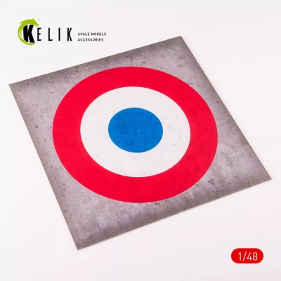 Reskit S48025 France Roundel (240 x 240 mm) 1/48
