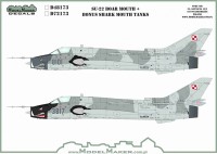 Model Maker Decals D72173 Sukhoi Su-22 Boar Mouth + bonus shark mouth tanks 1/72