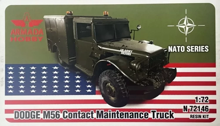 Armada Hobby N72146 DODGE M56 Contact Maint. Truck (resin) 1/72