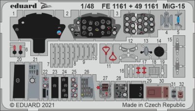 Eduard FE1161 MiG-15 (BRON./H.2000) 1:48