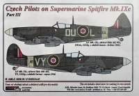 AML AMLC144028 Decals Czech pilots S.Spitfire Mk.IXc - Pt.3 1/144
