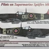 AML AMLC144028 Decals Czech pilots S.Spitfire Mk.IXc - Pt.3 1/144