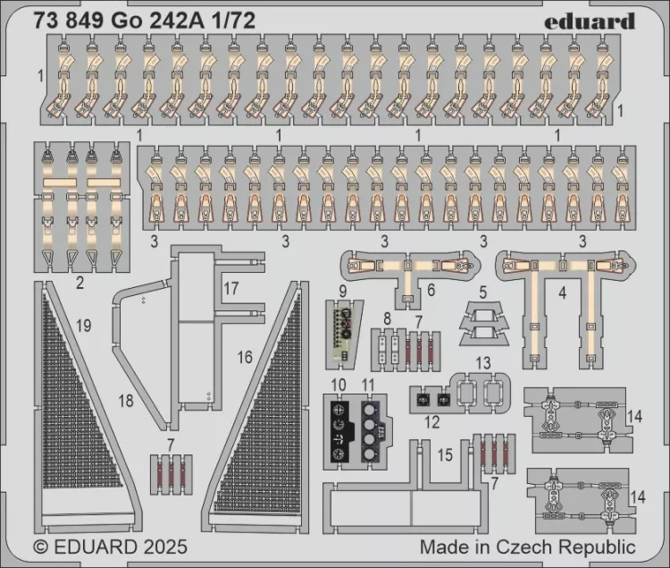 Eduard 73849 SET Go 242A (IBG) 1/72